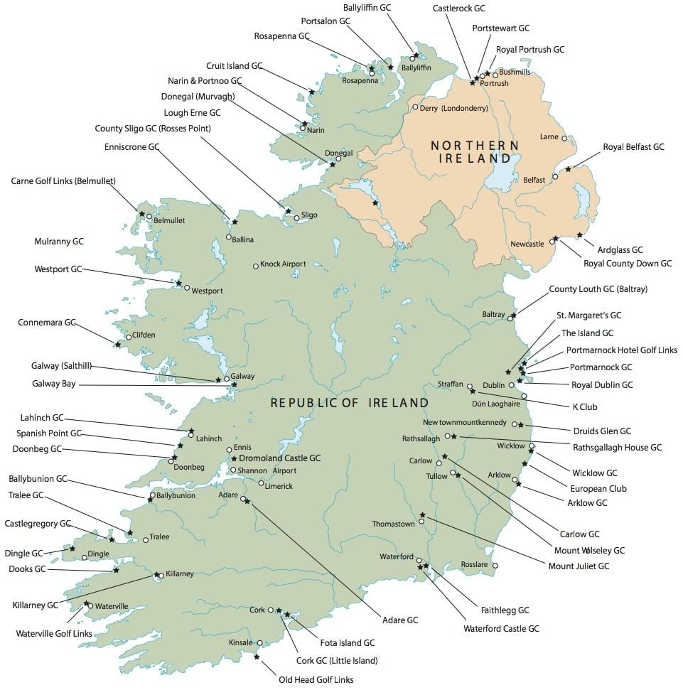 mellor mapa de irlanda