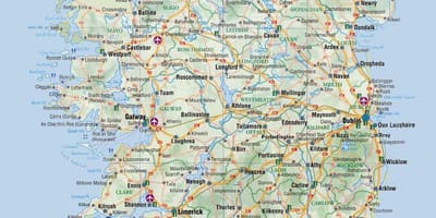 Mapa de blackrock irlanda