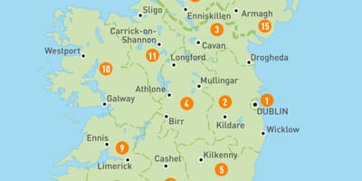 Lugares para ver en irlanda mapa