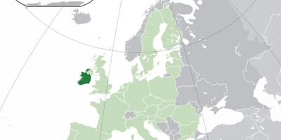 Irlanda mapa en mapa do mundo