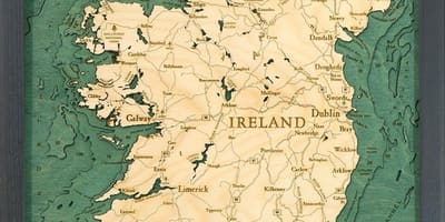 Mapa de irlanda mapa arte