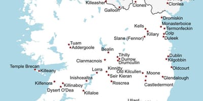 Irlanda turismo mapa