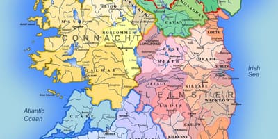 Mapa de ríos de irlanda mapa para nenos