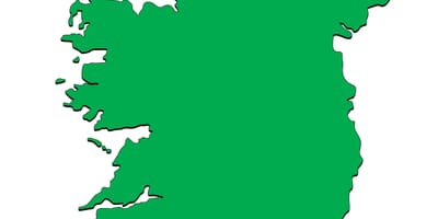 Mapa de irlanda modelo
